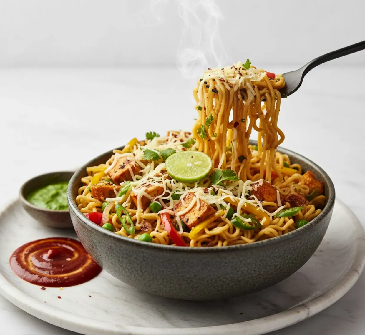 Chatori Special Maggi - Indian street food at Gully BBites Calgary